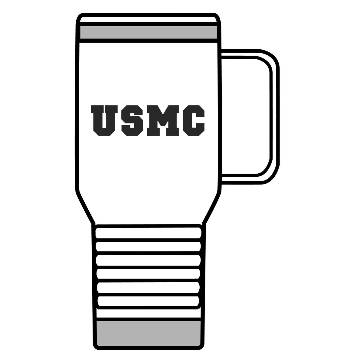 Marine Corps Varsity - 20oz Insulated Mug