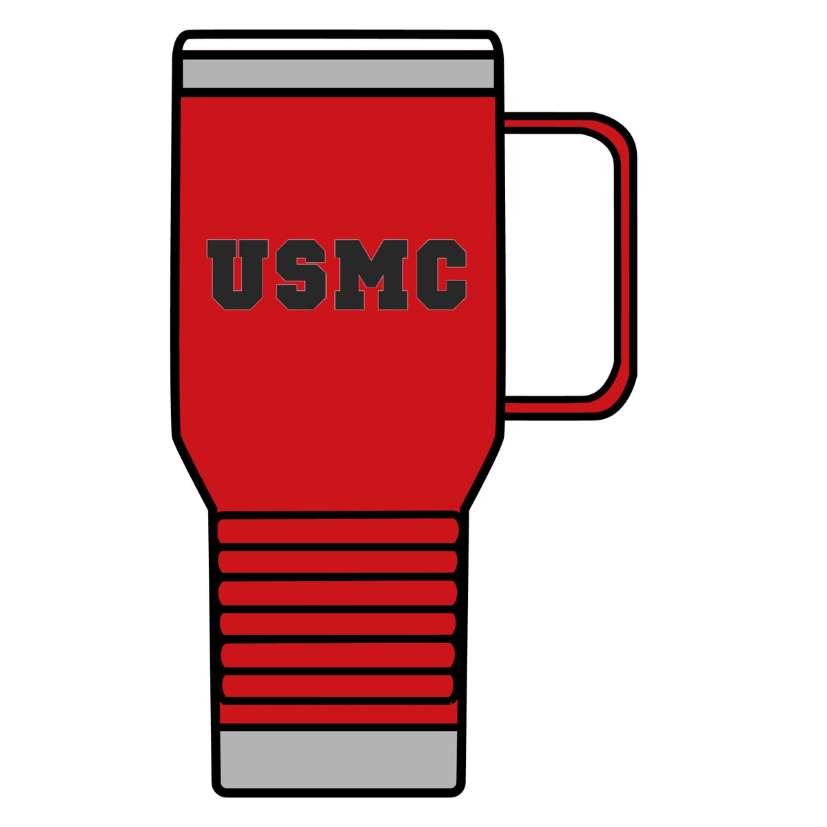 Marine Corps Varsity - 20oz Insulated Mug