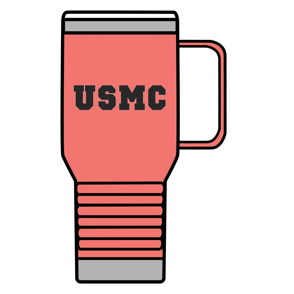 Marine Corps Varsity - 20oz Insulated Mug