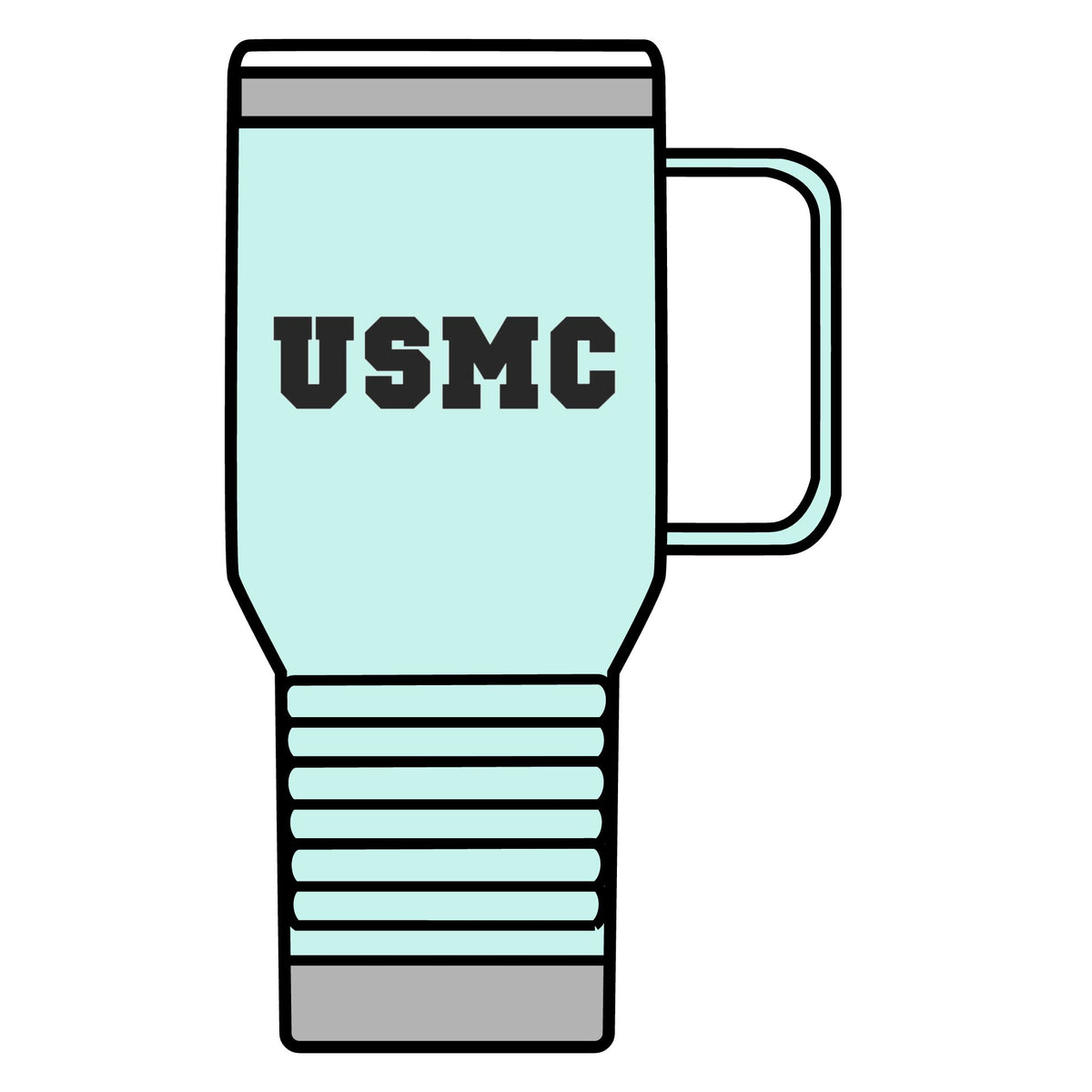 Marine Corps Varsity - 20oz Insulated Mug