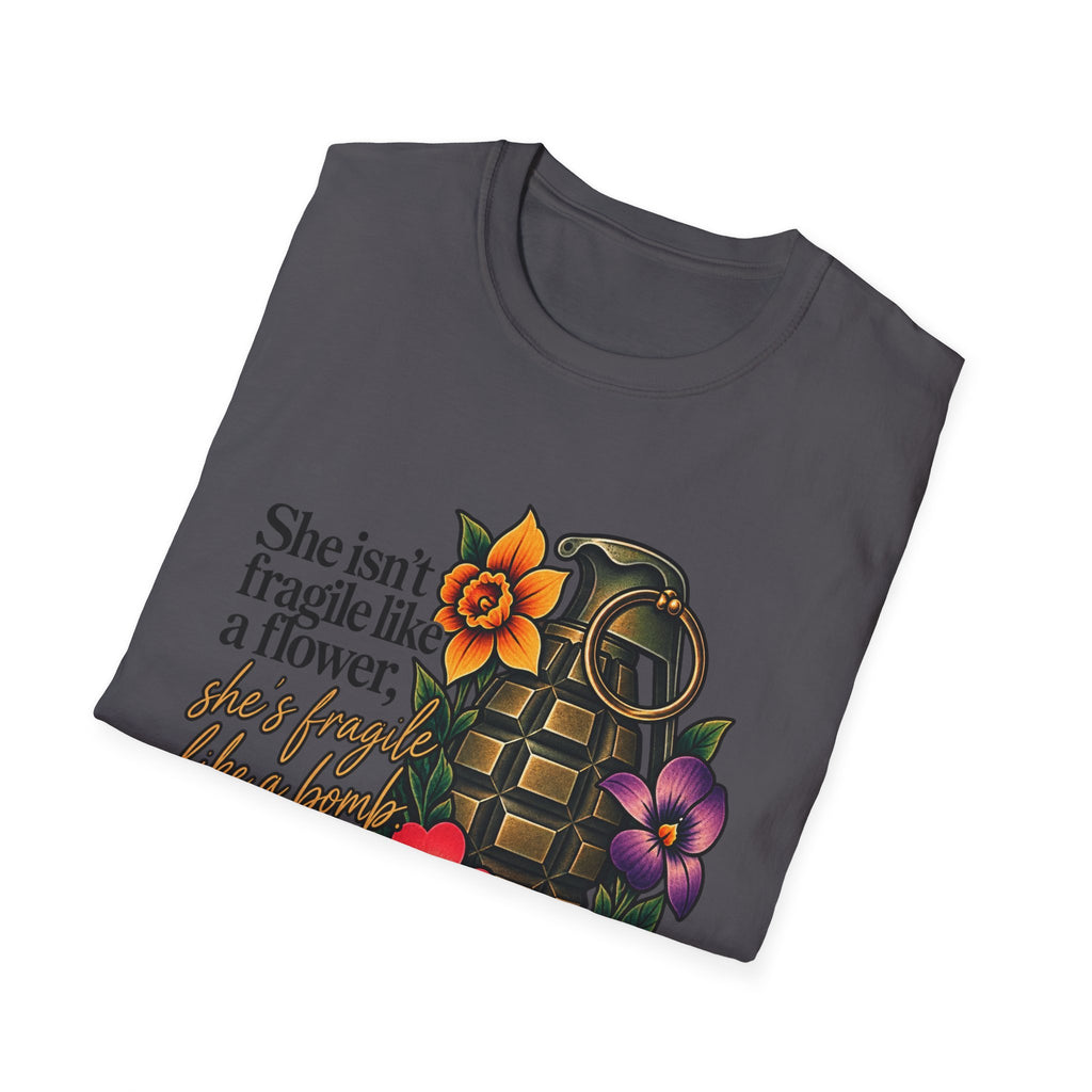 Fragile Like a Bomb - Floral Grenade - Classic Tee
