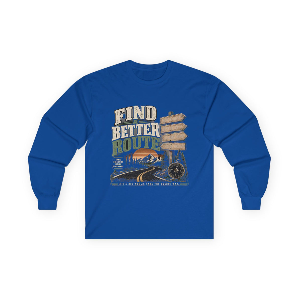 Find A Better Route - Unisex Ultra Cotton Long Sleeve Tee