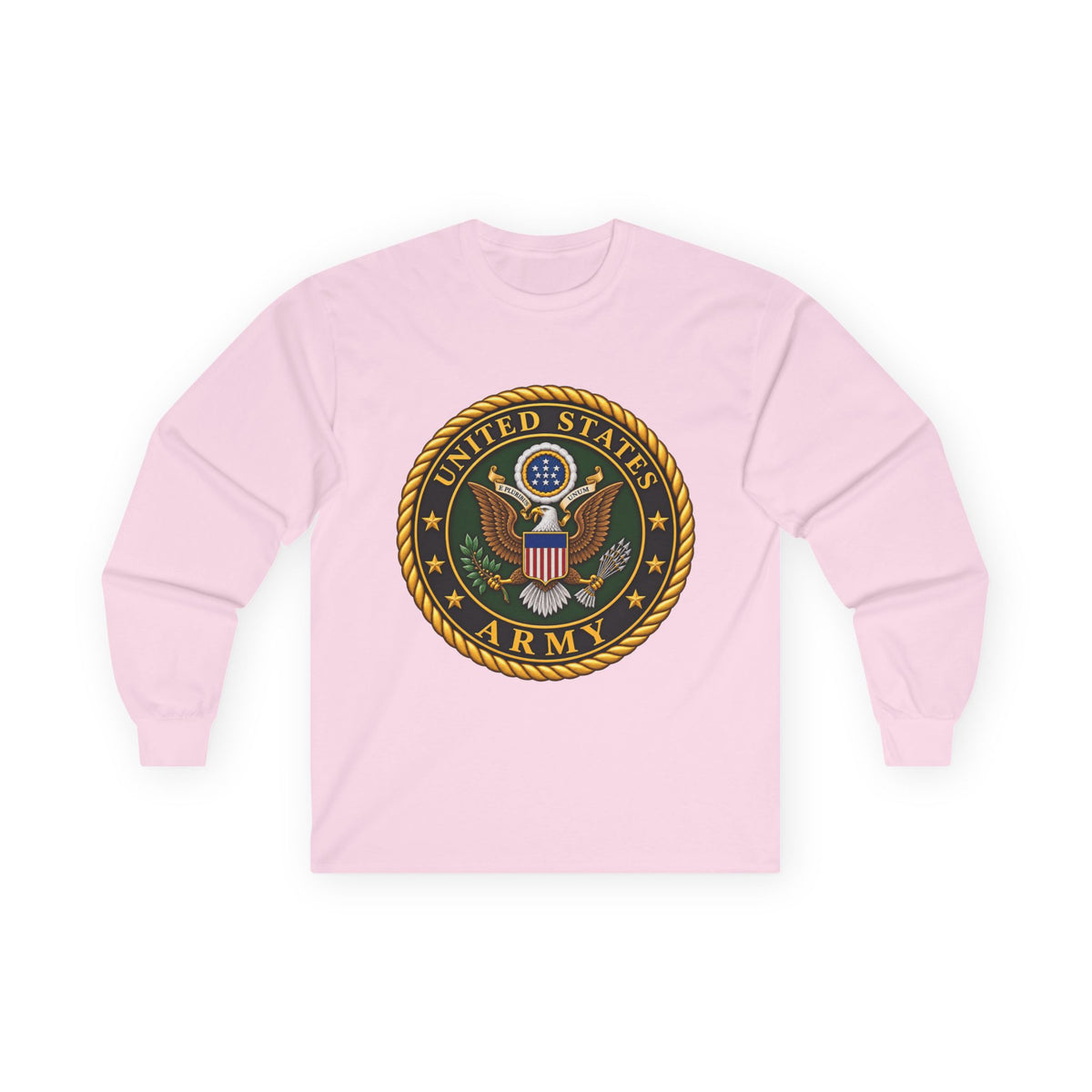 U.S. Army Emblem - Unisex Ultra Cotton Long Sleeve Tee