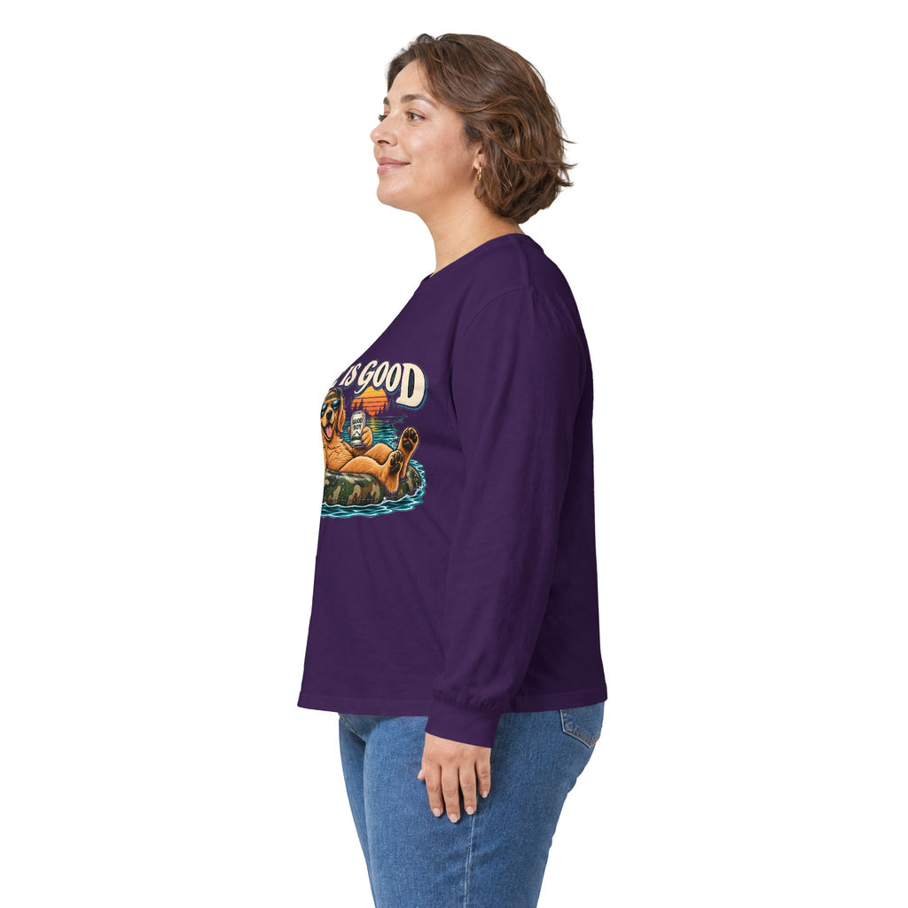 Life is Good Floatin' - Unisex Ultra Cotton Long Sleeve Tee