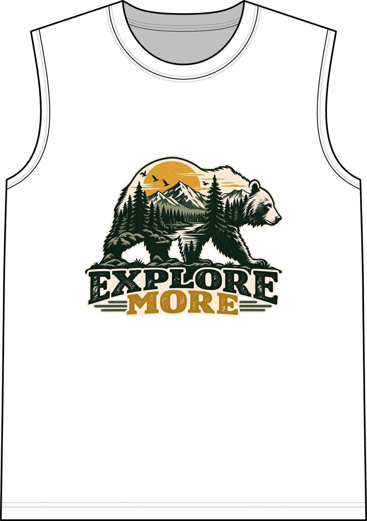 Explore More Bear - Classic Tank