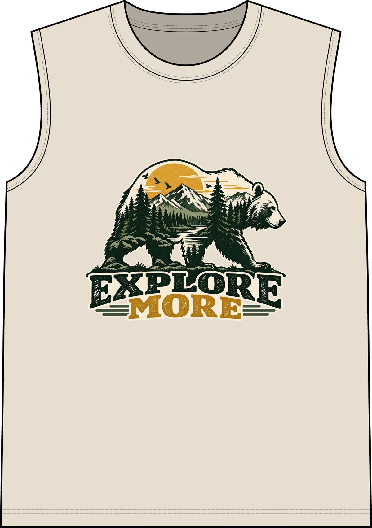Explore More Bear - Classic Tank