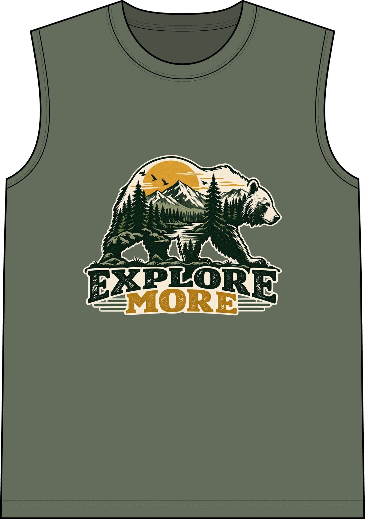 Explore More Bear - Classic Tank