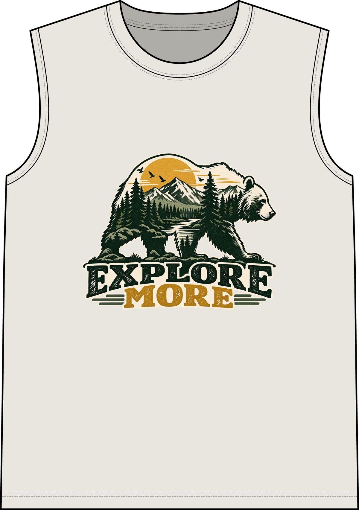 Explore More Bear - Classic Tank