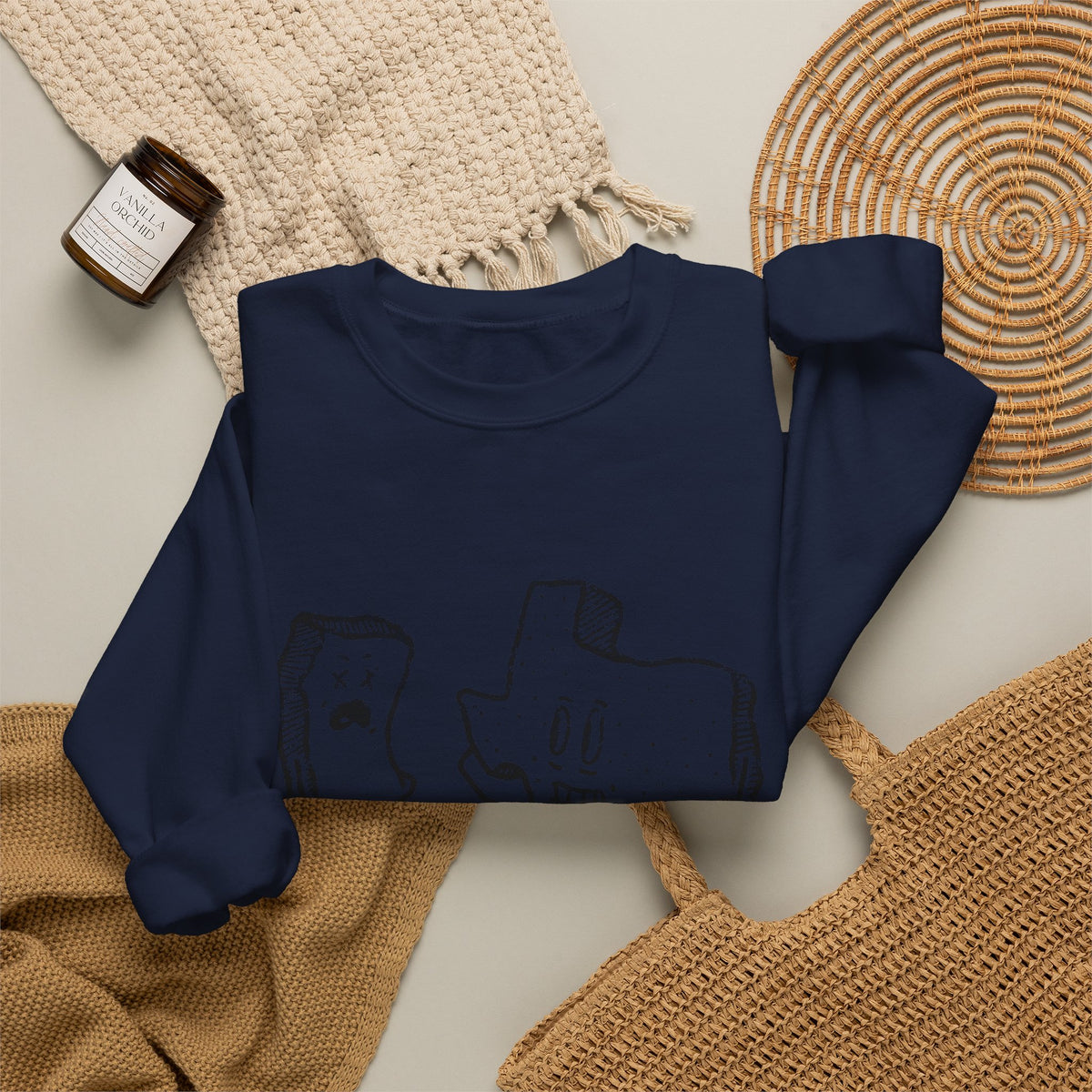Texas v California - Crewneck Sweatshirt