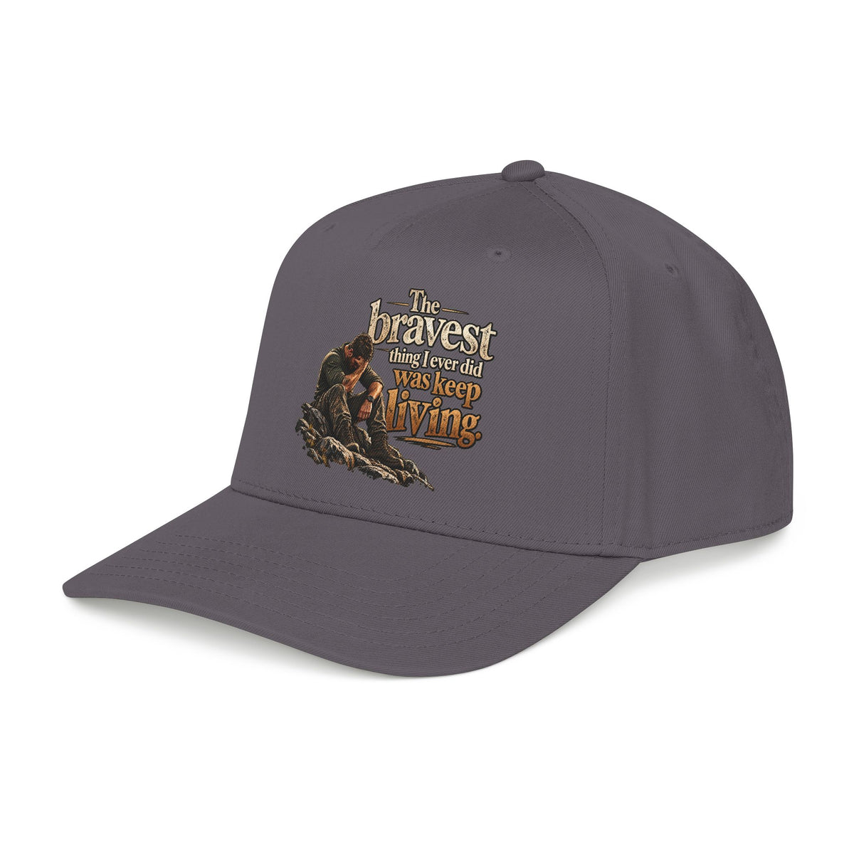 The Bravest Thing I Ever Did Was Keep Living - OTTO Baseball Hat