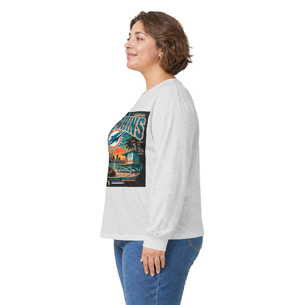 Miami Dolphins Paradise - Unisex Ultra Cotton Long Sleeve Tee