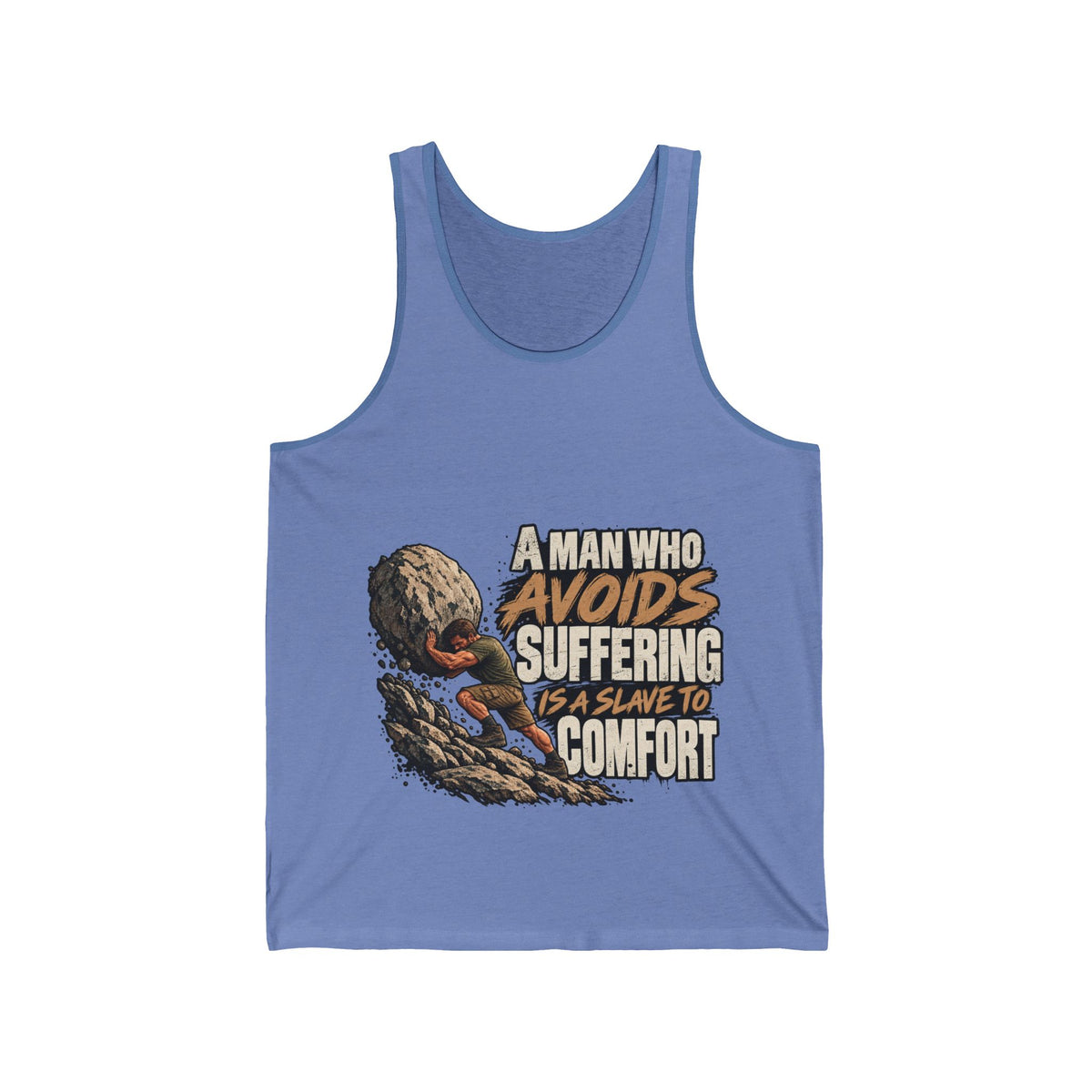 A Man Who Avoids Suffering - Athletic Tank