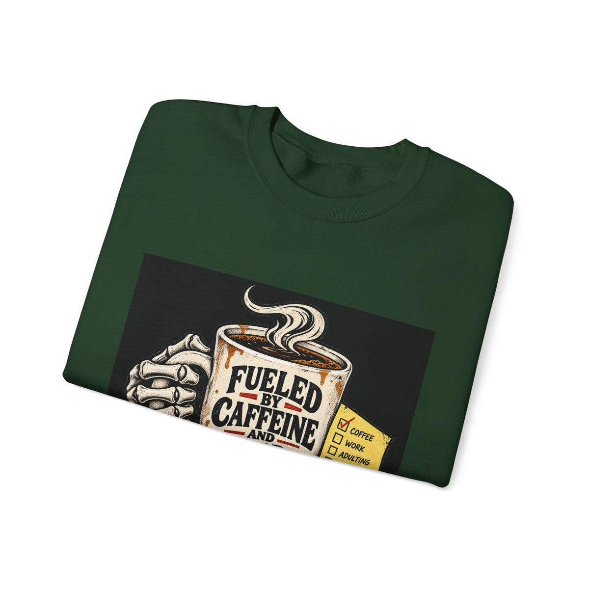 Fueled by Caffeine - Crewneck Sweatshirt