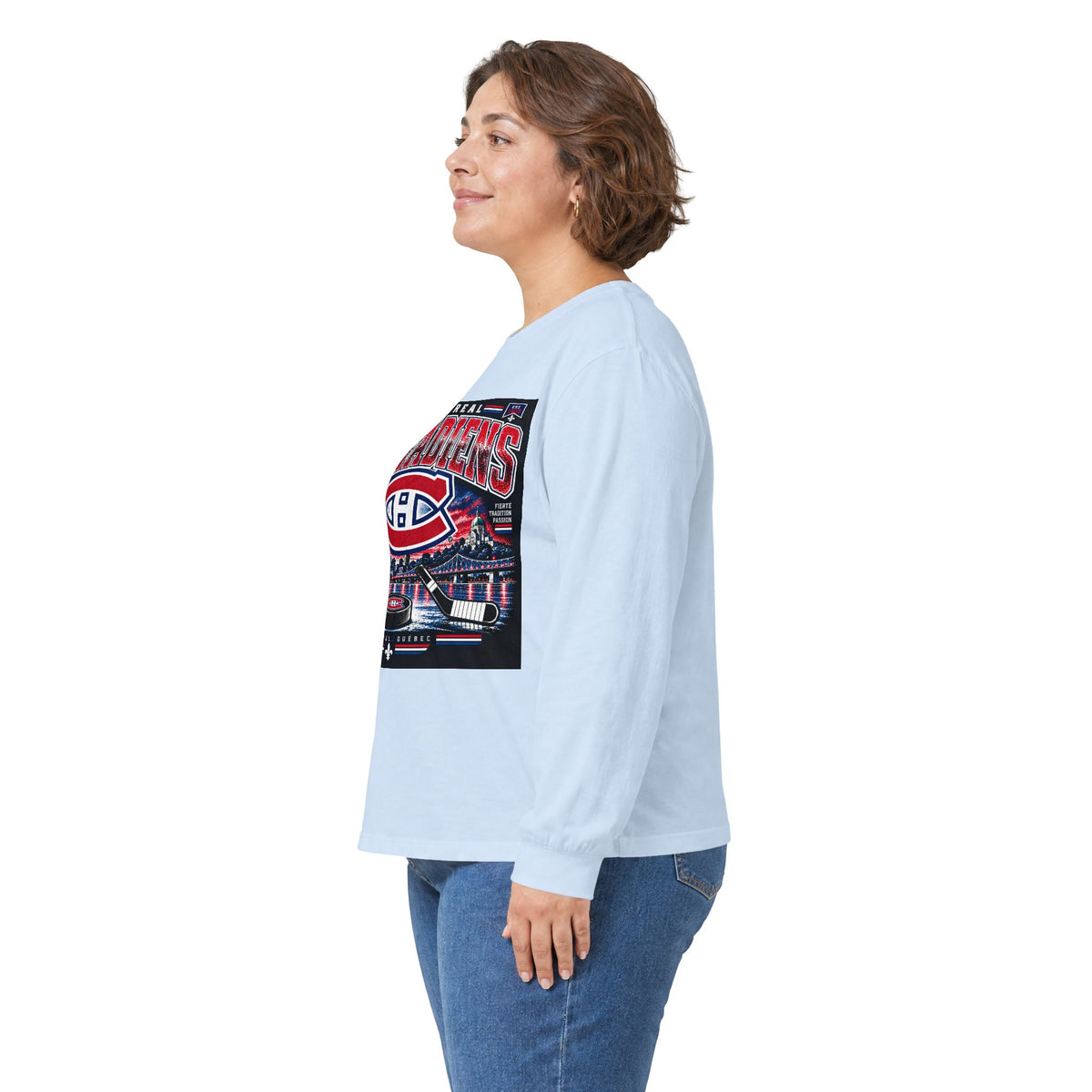 Montreal Canadiens Skyline - Unisex Ultra Cotton Long Sleeve Tee