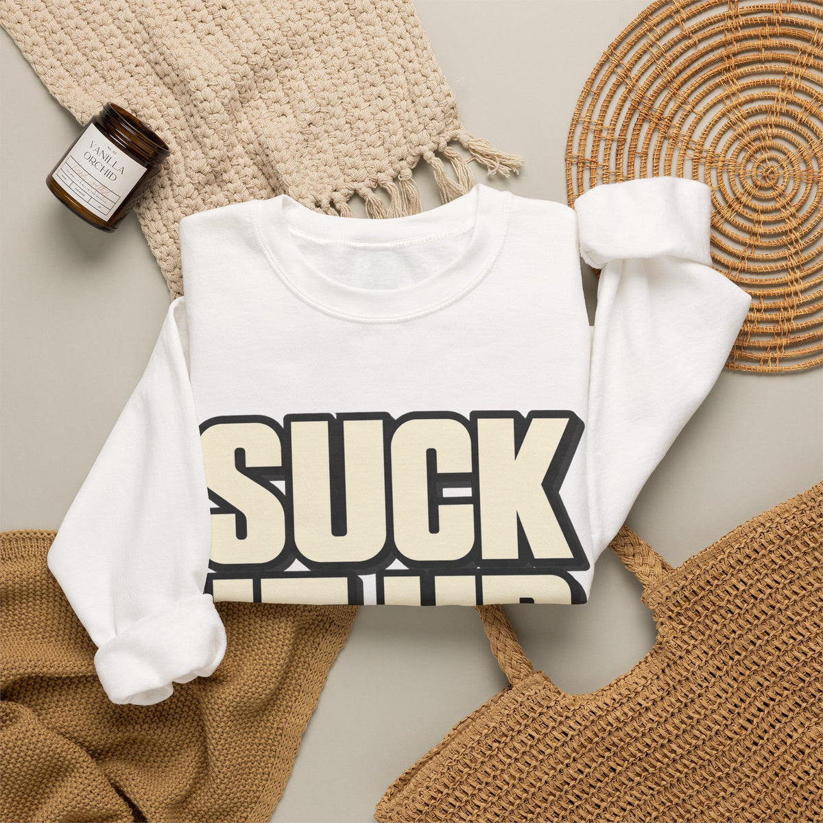 Suck It Up - Crewneck Sweatshirt