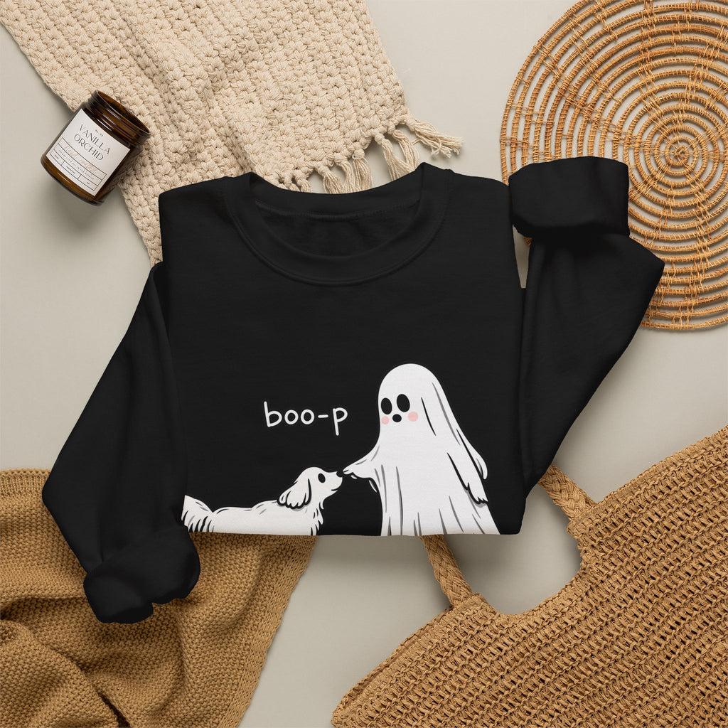 Boo-p Ghost and Dog - Crewneck Sweatshirt