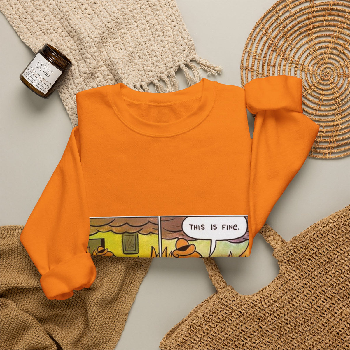This Is Fine - Crewneck Sweatshirt