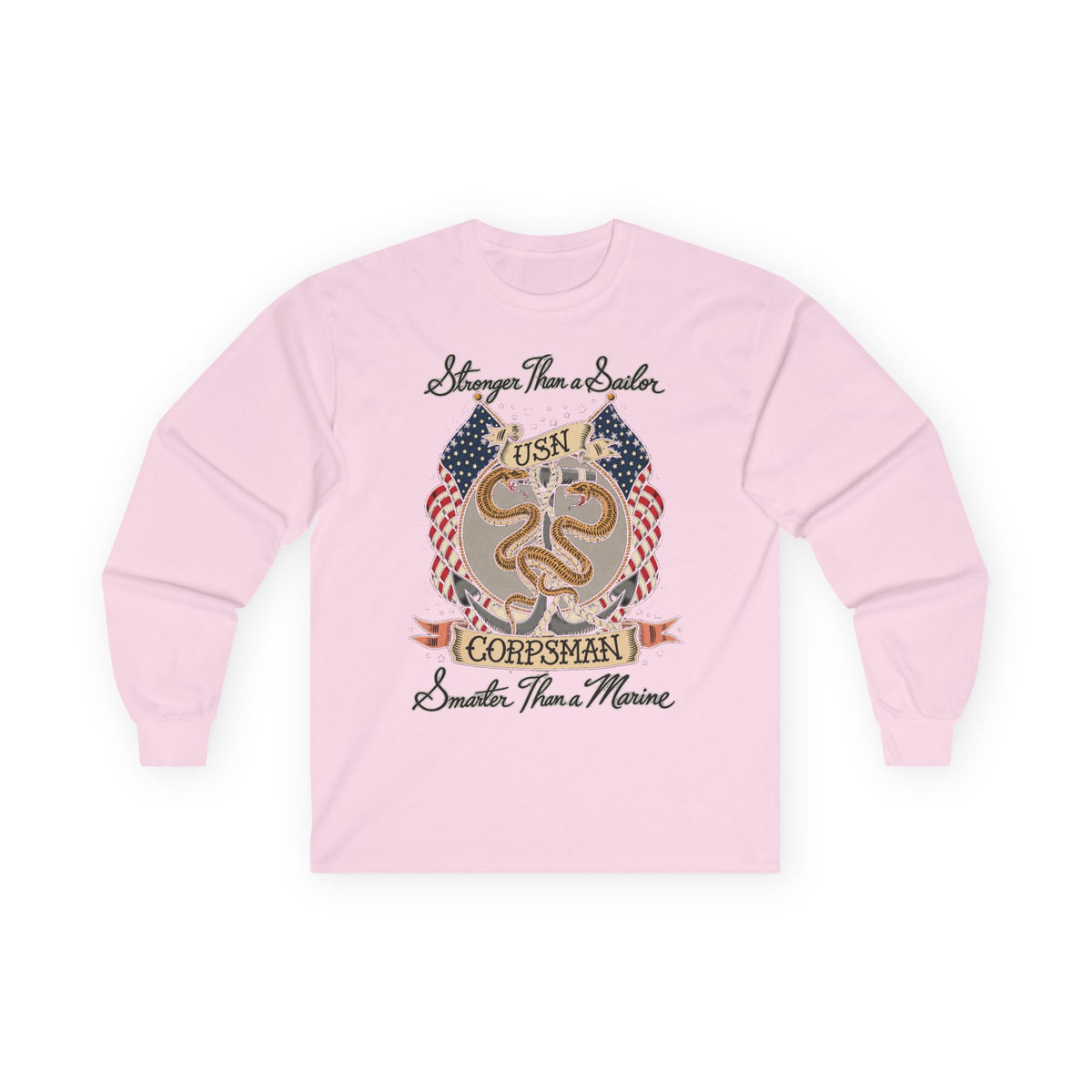 Corpsman Pride Crest - Unisex Ultra Cotton Long Sleeve Tee