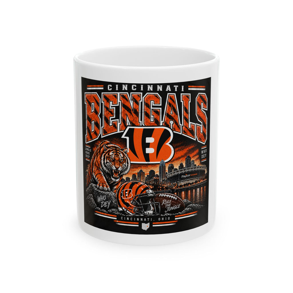 Cincinnati Bengals Jungle Reign - Ceramic Mug 11oz and 15oz