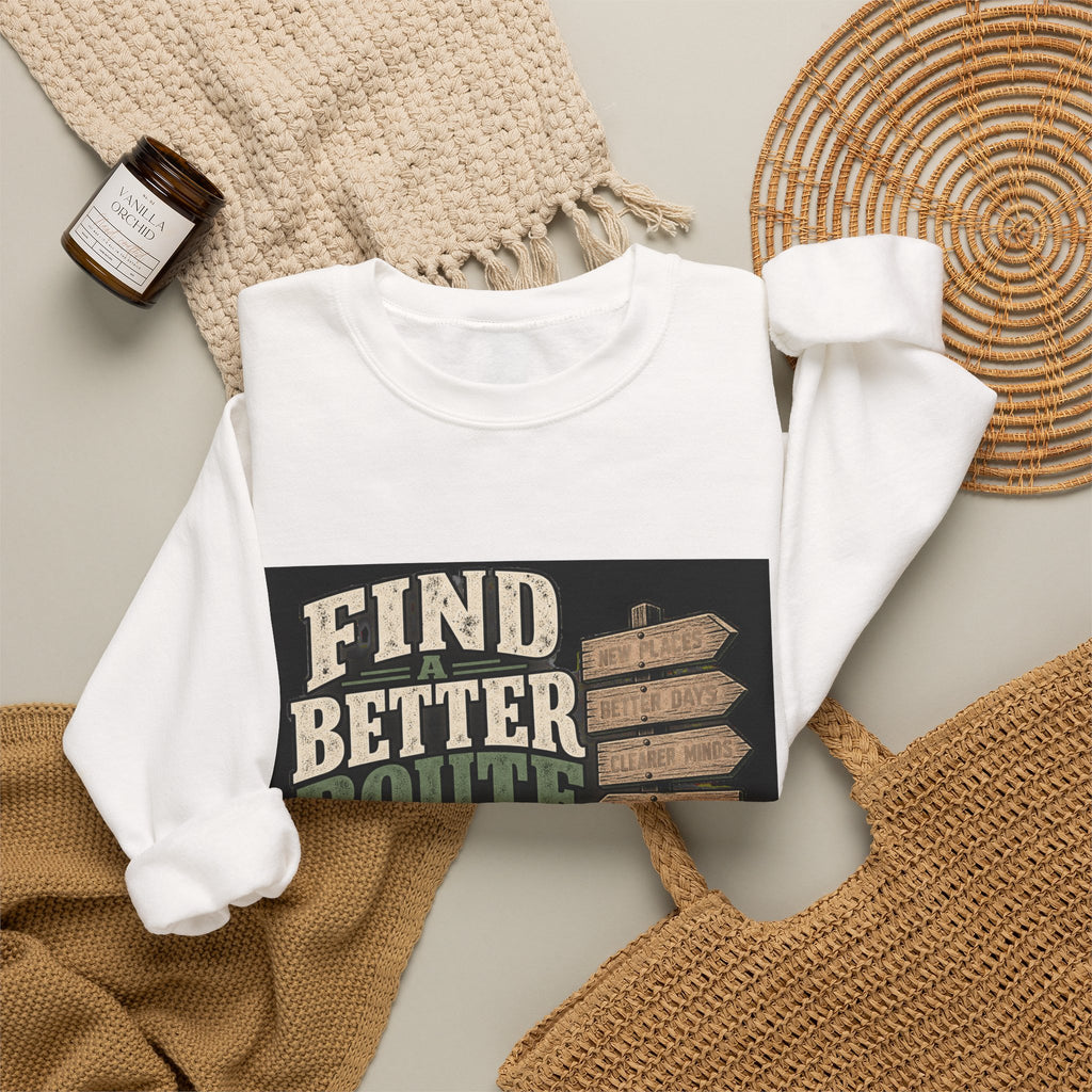 Find A Better Route - Crewneck Sweatshirt