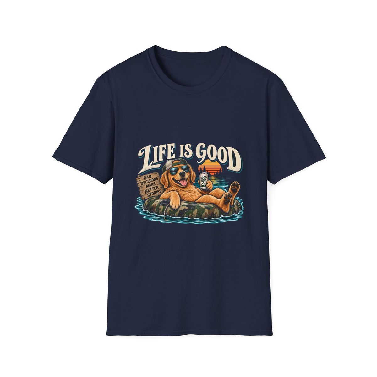 Life is Good Floatin' - Classic Tee