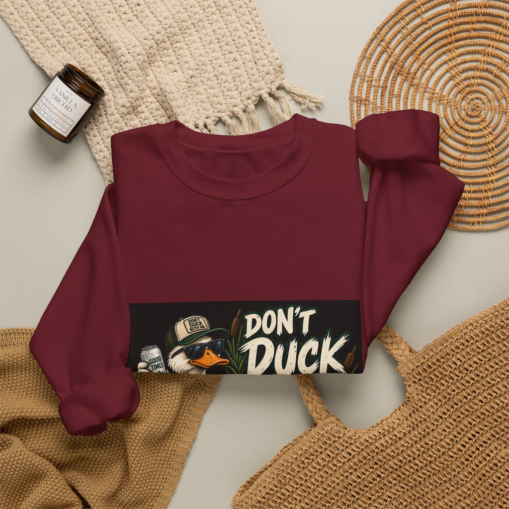 Duck With Me Camo - Crewneck Sweatshirt