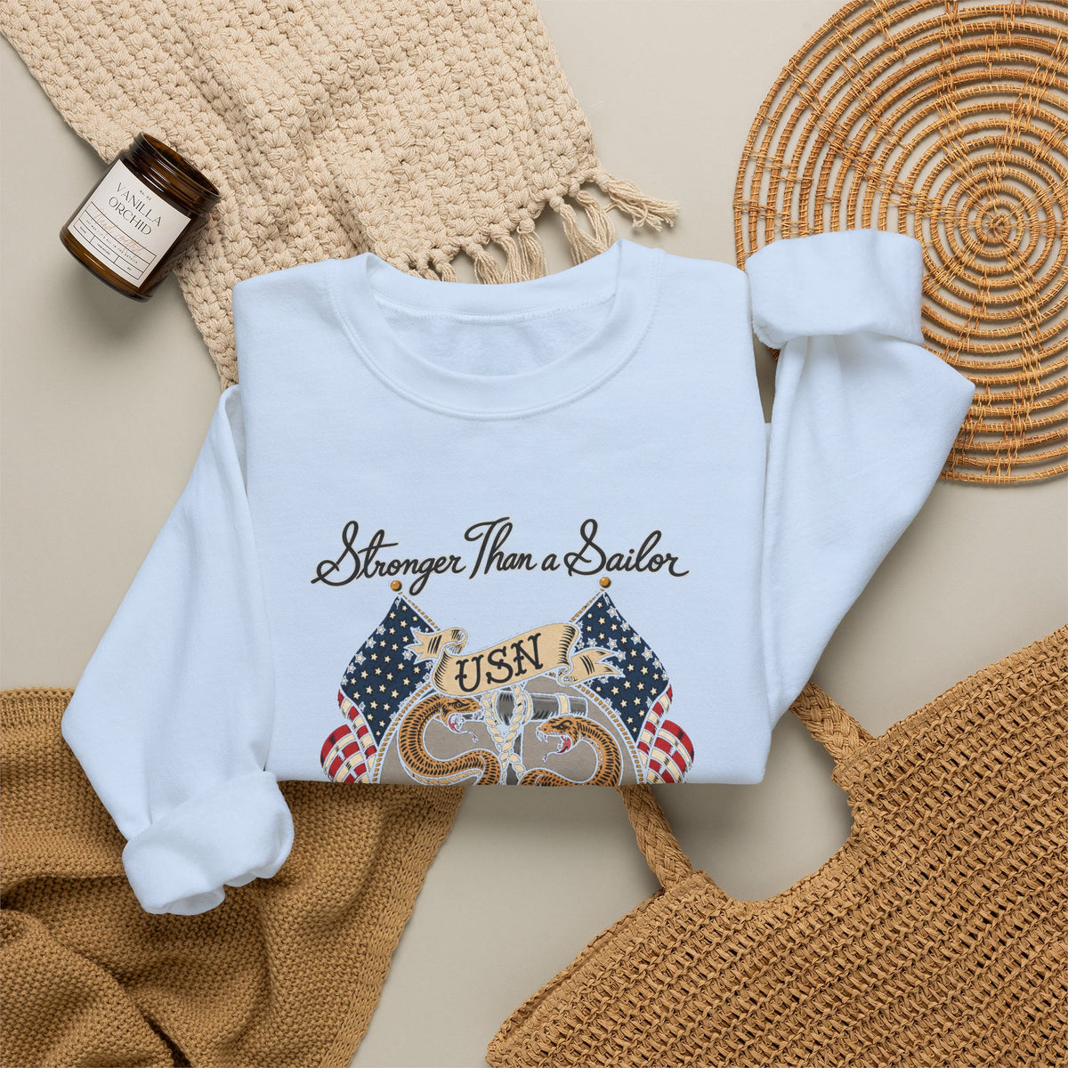 Corpsman Pride Crest - Crewneck Sweatshirt