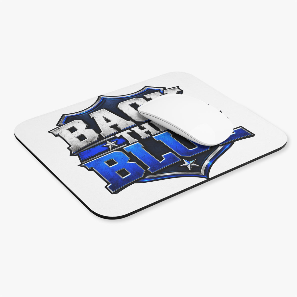 Back the Blue Shield - Mouse Pad