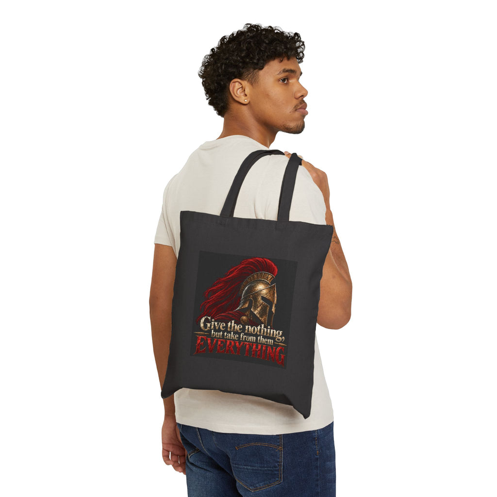 Spartan Helmet - Take Everything - Canvas Tote