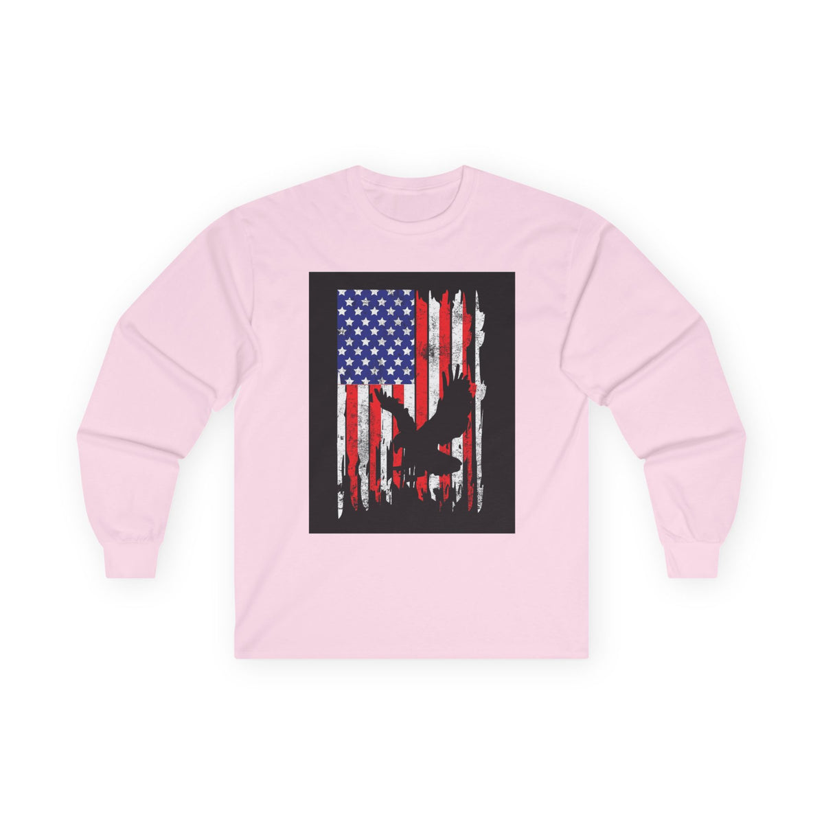 Old Glory Eagle - Unisex Ultra Cotton Long Sleeve Tee