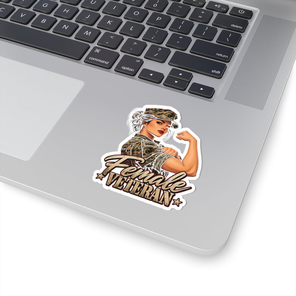 Female Veteran Pride - Kiss-Cut Sticker