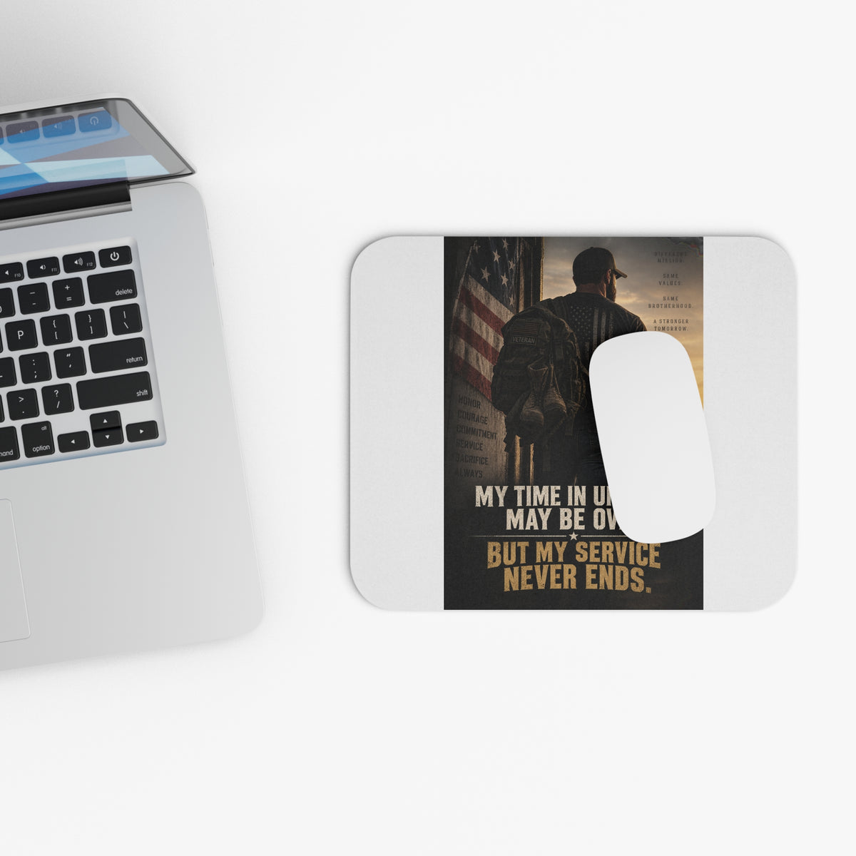 Service Never Ends - Mouse Pad
