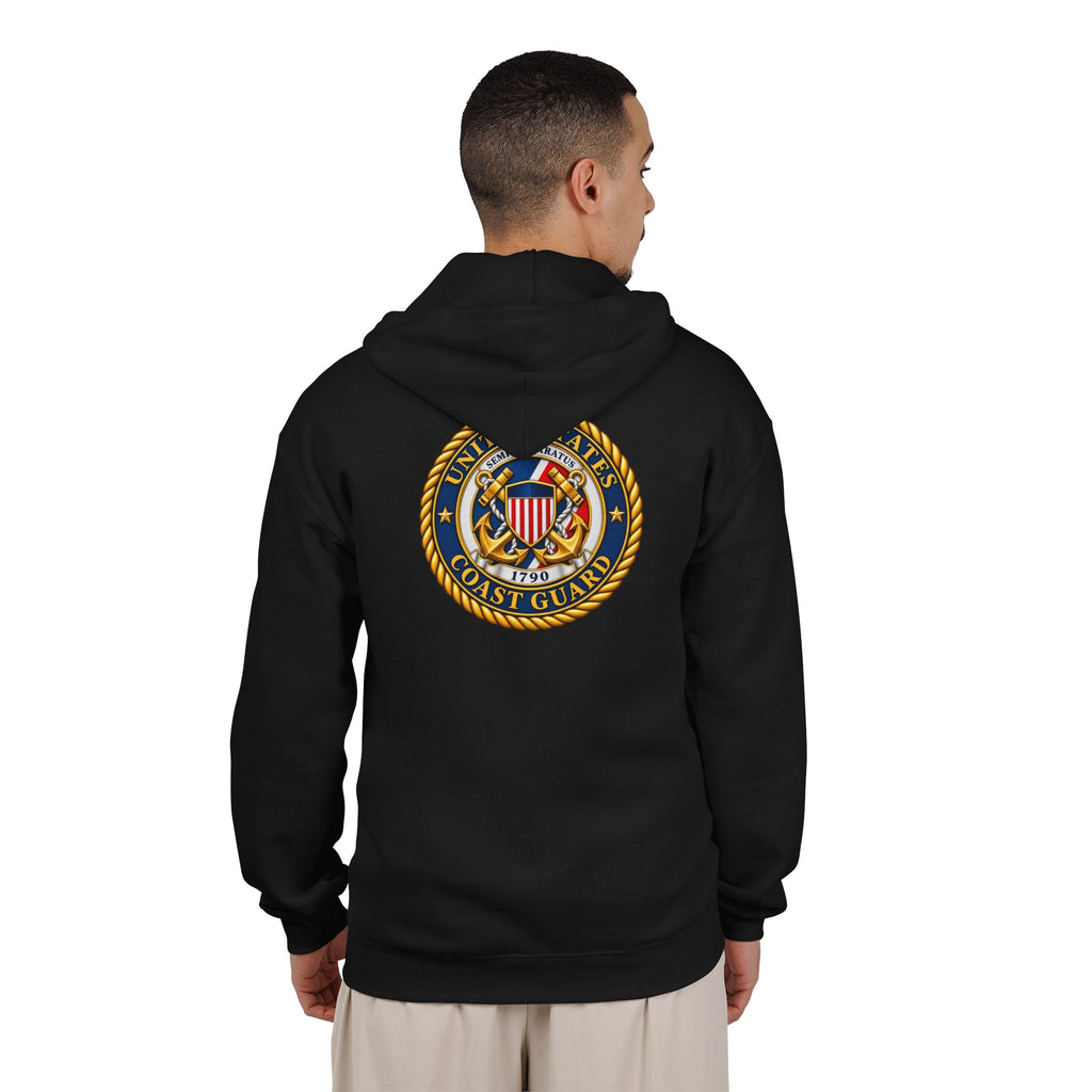U.S. Coast Guard Emblem - Full-Zip Hooded Sweatshirt