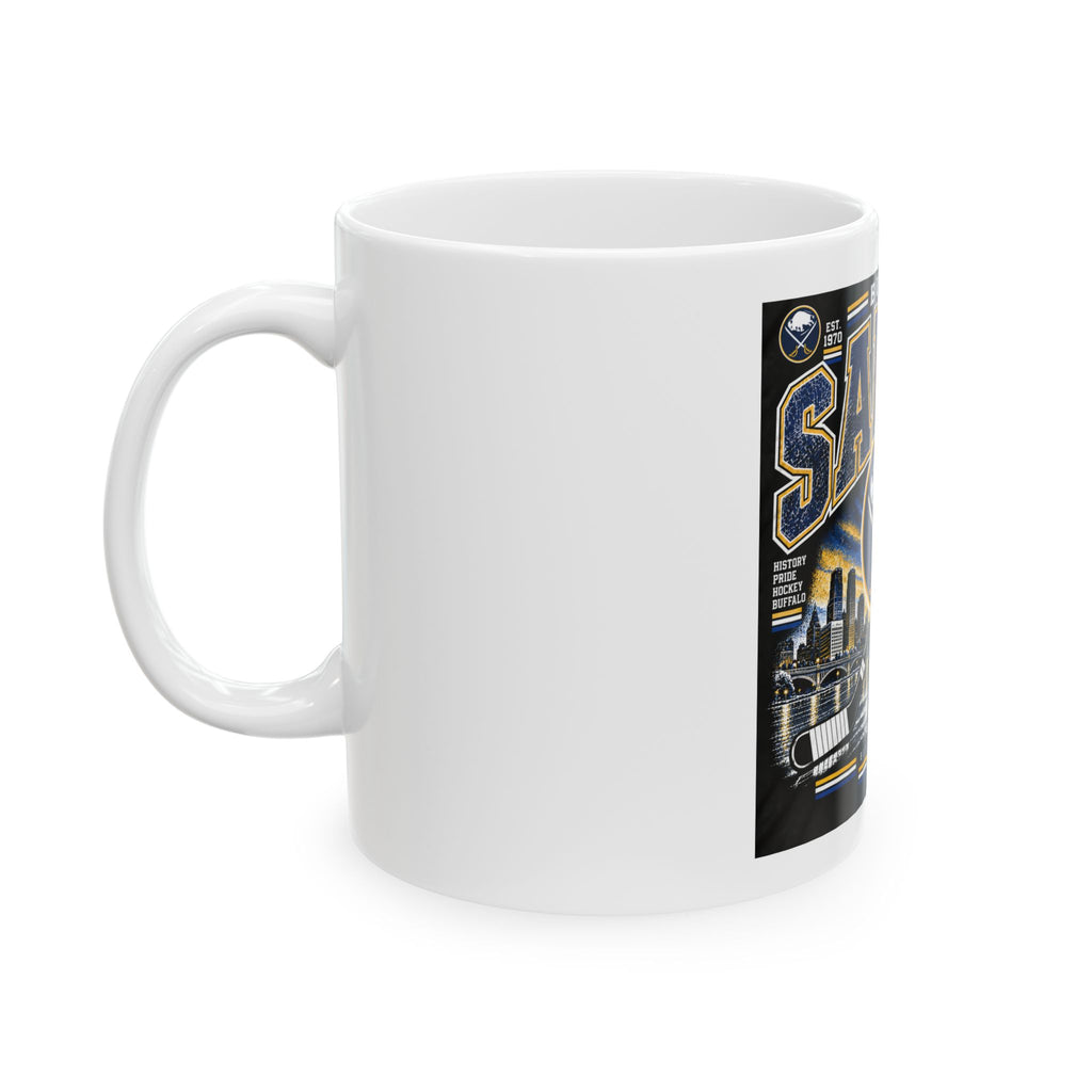 Buffalo Sabres Heritage Shield - Ceramic Mug 11oz and 15oz