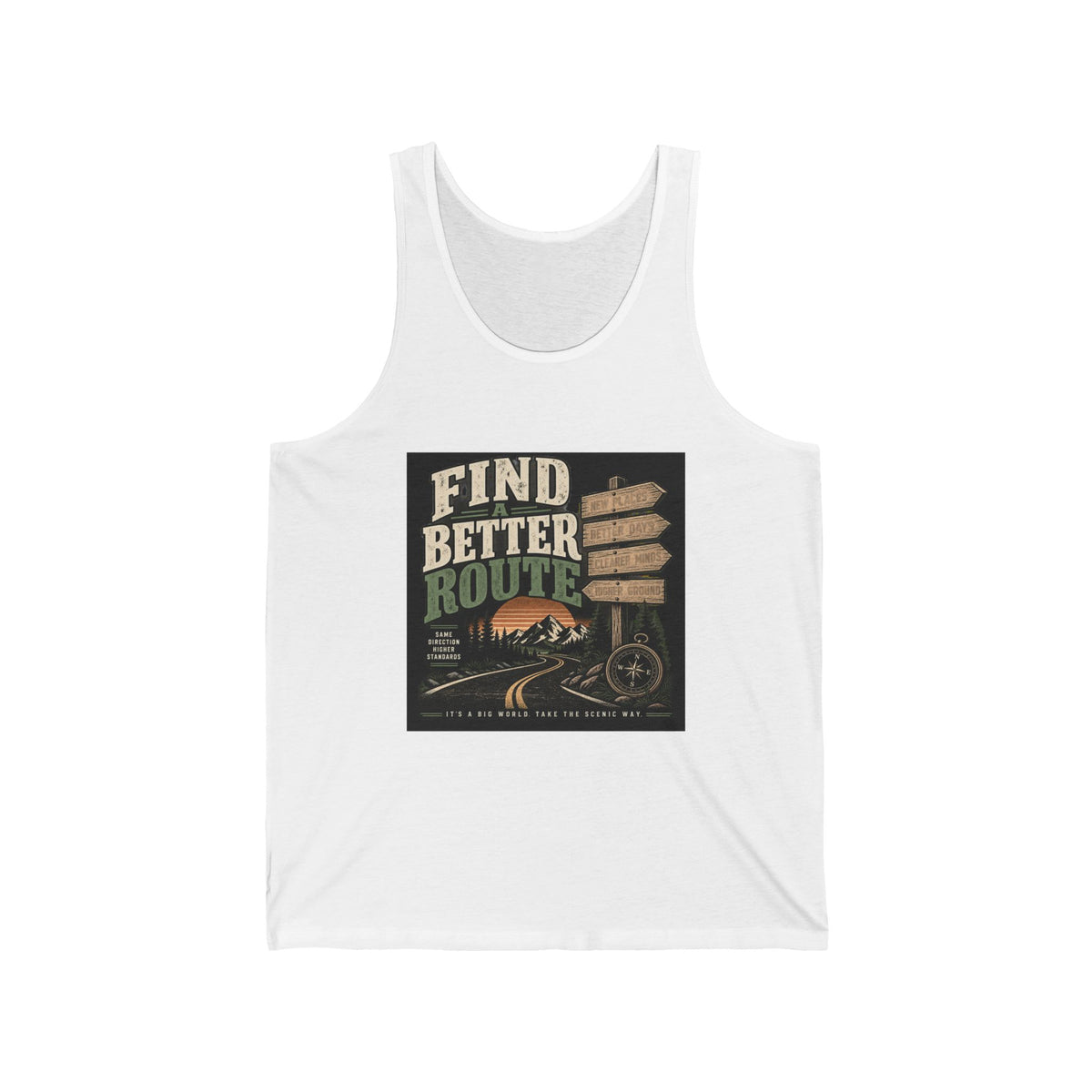 Find A Better Route - Athletic Tank