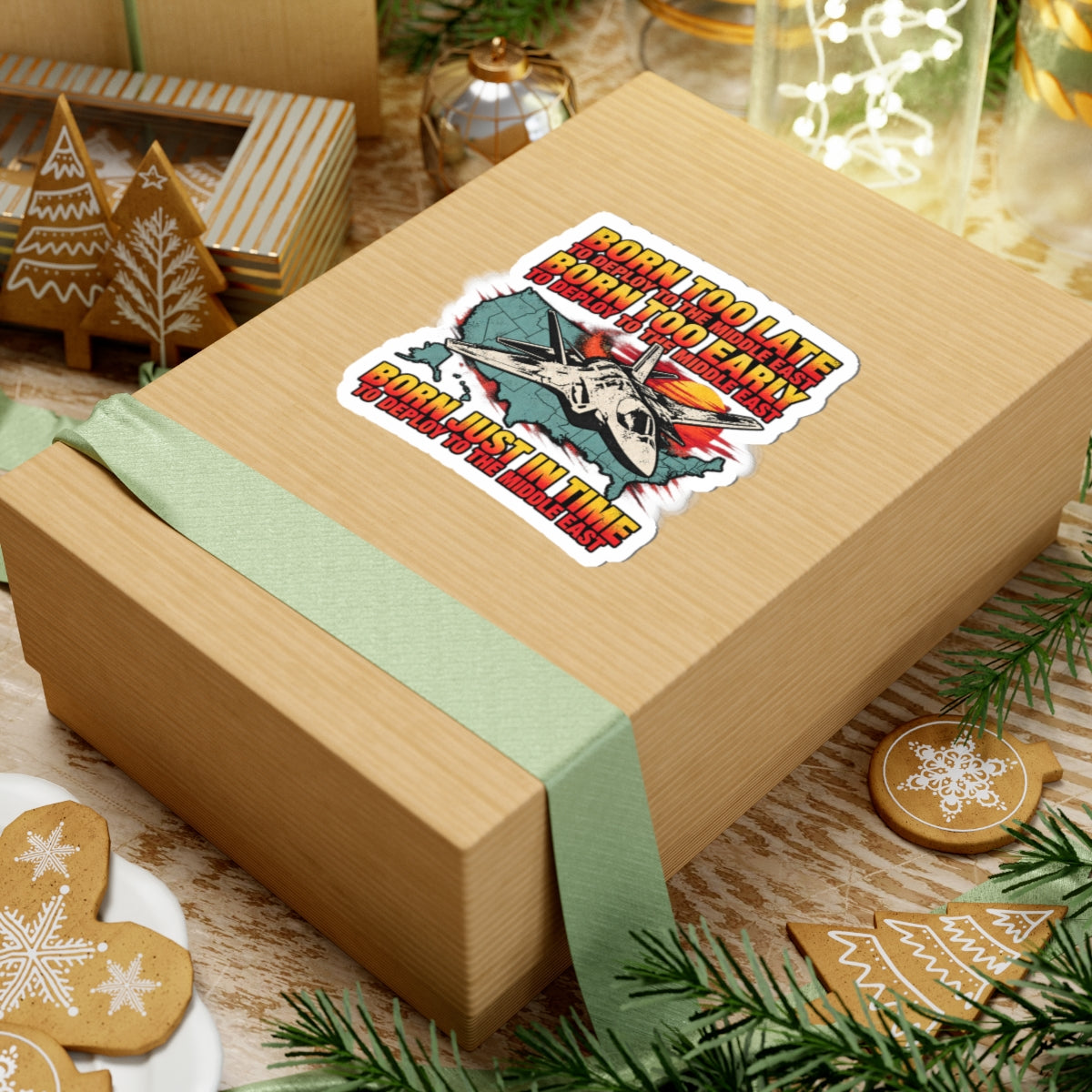 Desert Deployment Tee - Kiss-Cut Sticker