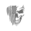 Stars, Stripes & Skulls - Kiss-Cut Sticker