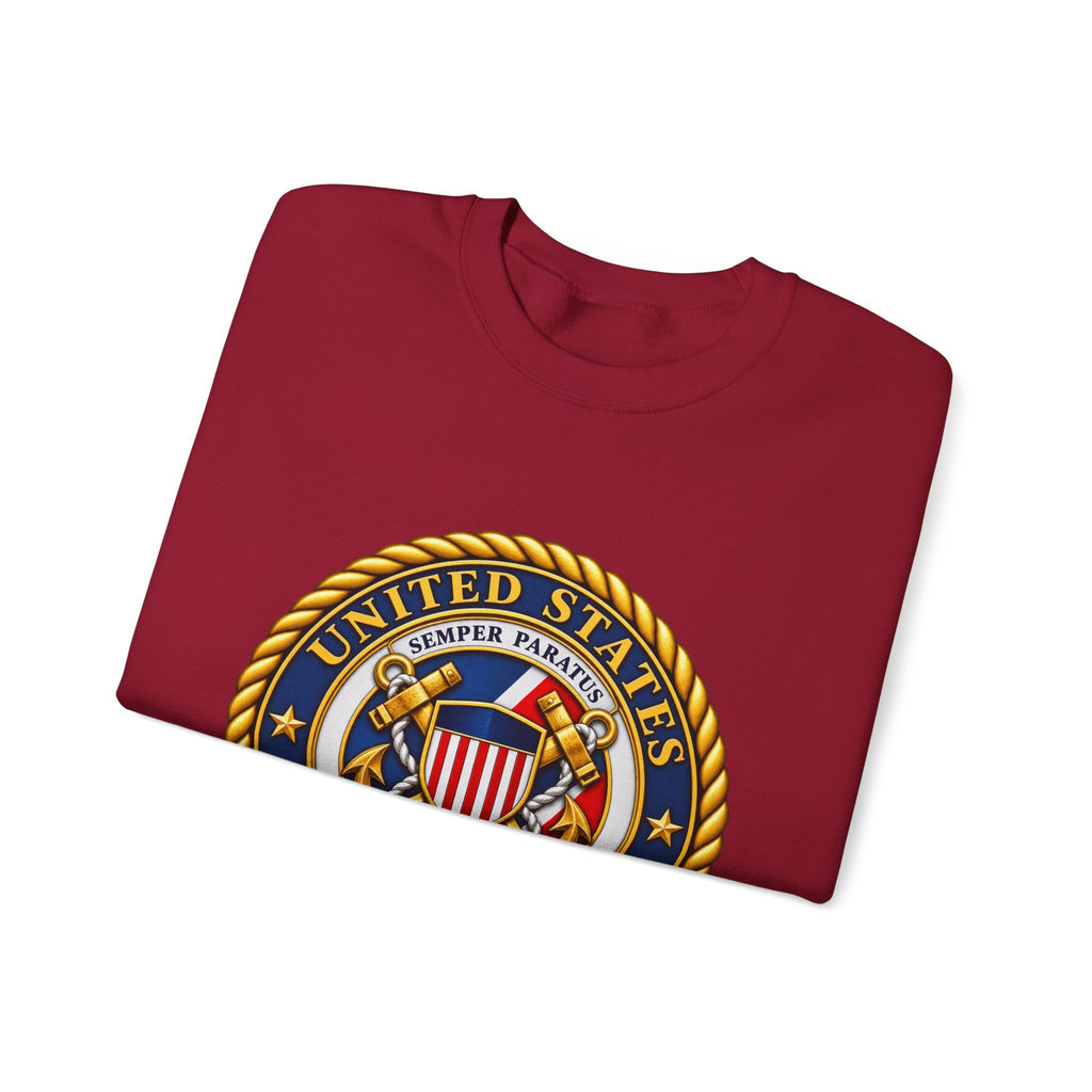 U.S. Coast Guard Emblem - Crewneck Sweatshirt