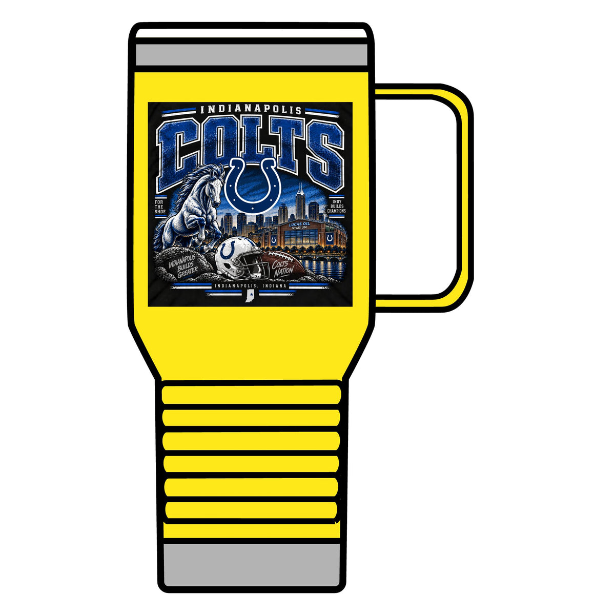 Colts Nation Indianapolis - 20oz Insulated Mug