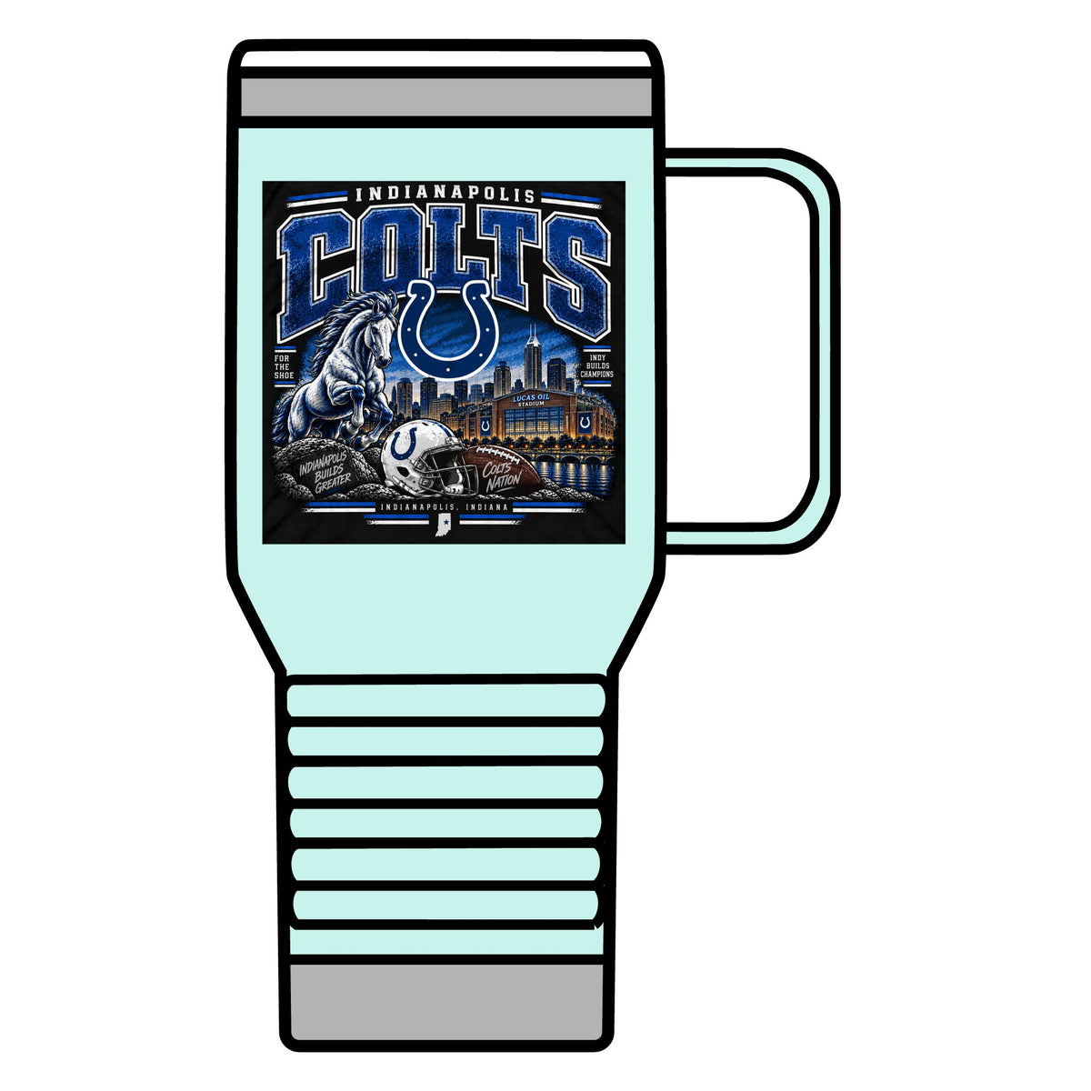 Colts Nation Indianapolis - 20oz Insulated Mug