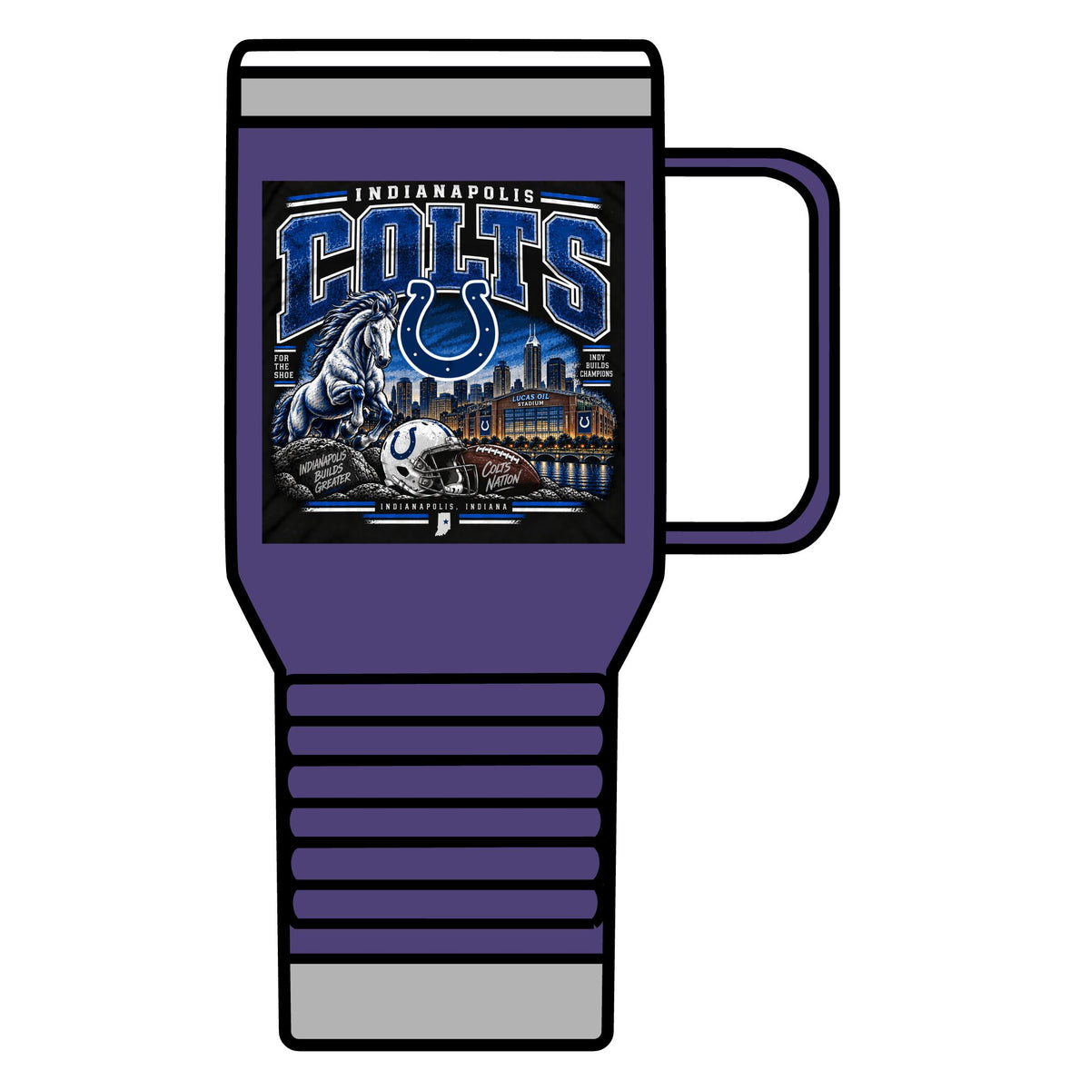 Colts Nation Indianapolis - 20oz Insulated Mug