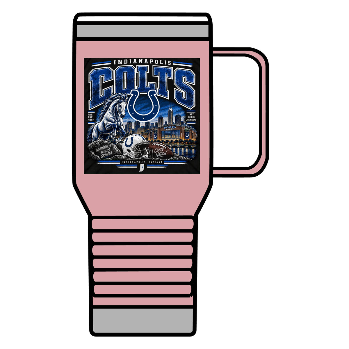 Colts Nation Indianapolis - 20oz Insulated Mug