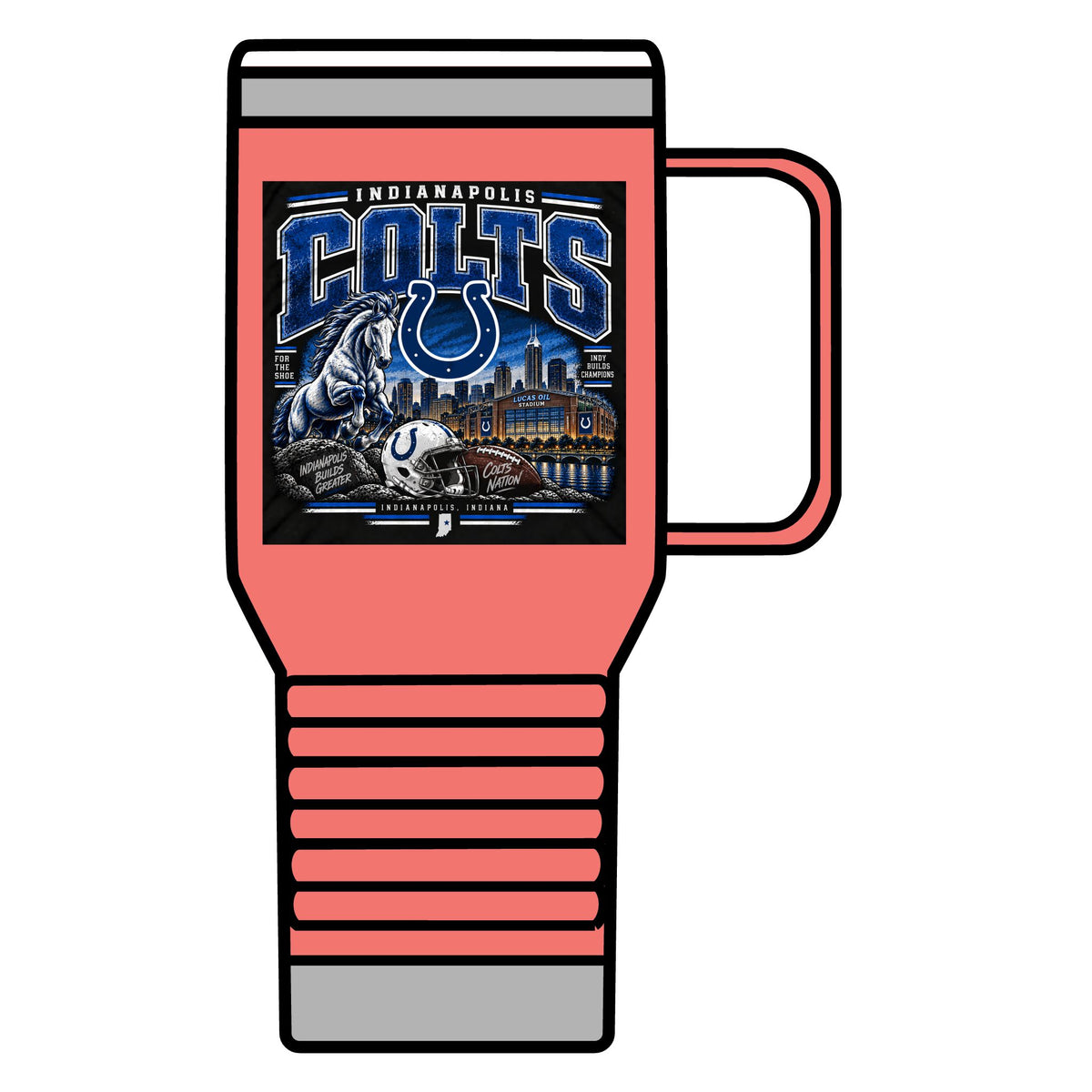 Colts Nation Indianapolis - 20oz Insulated Mug
