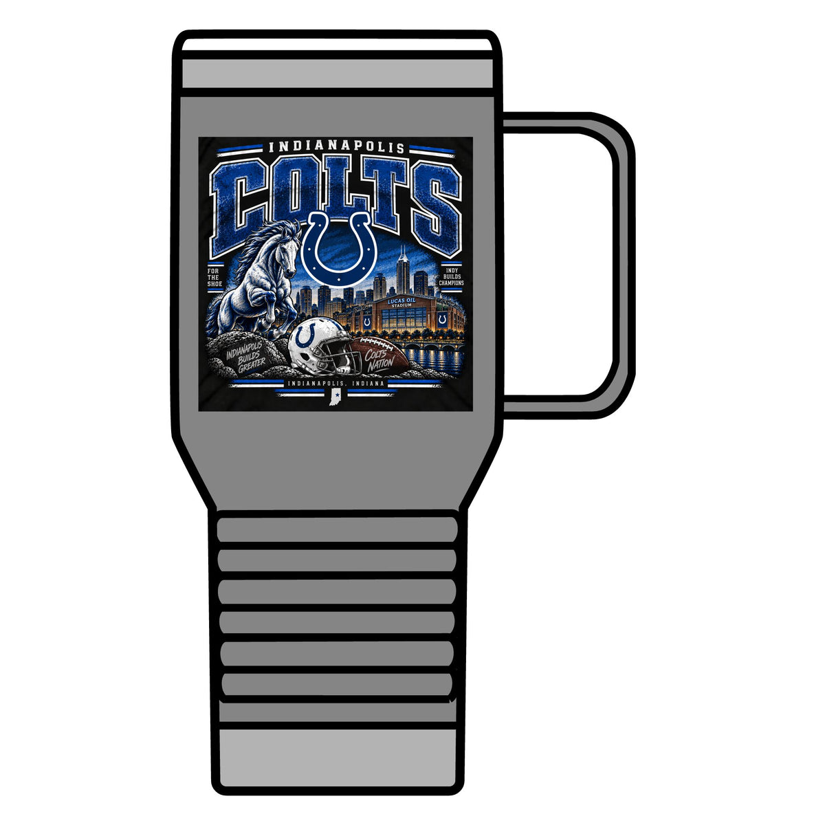 Colts Nation Indianapolis - 20oz Insulated Mug
