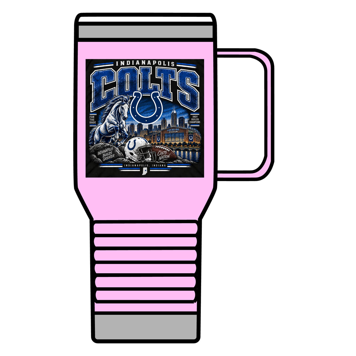 Colts Nation Indianapolis - 20oz Insulated Mug