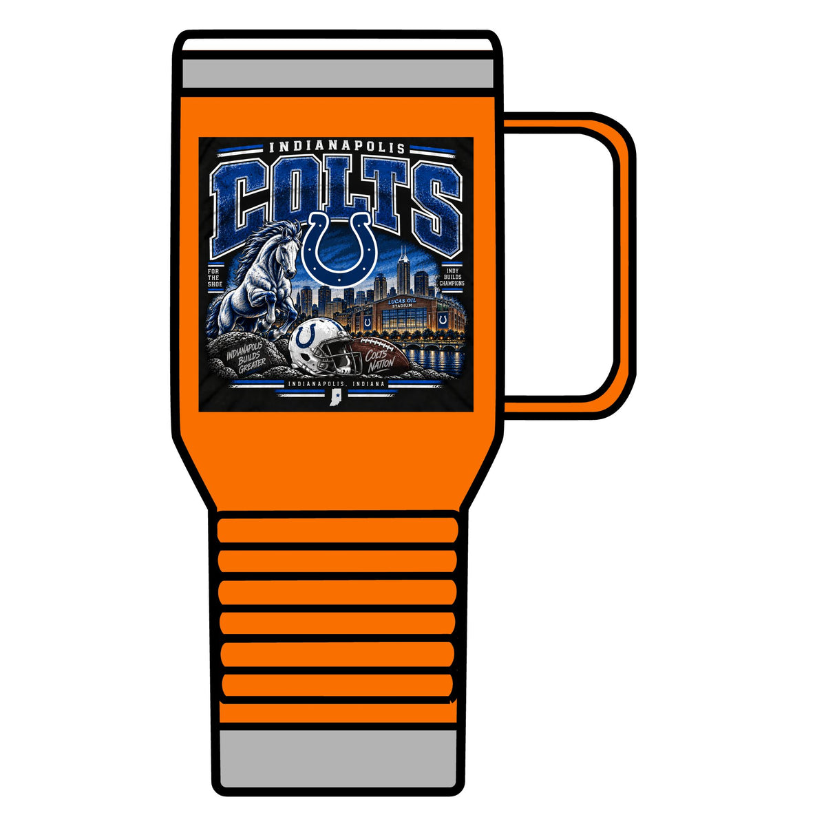 Colts Nation Indianapolis - 20oz Insulated Mug