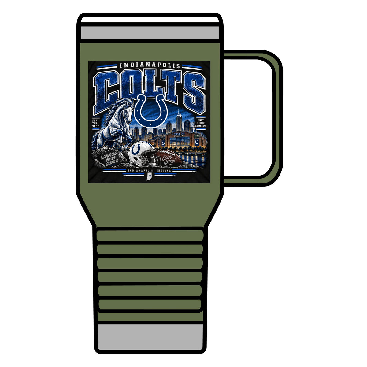 Colts Nation Indianapolis - 20oz Insulated Mug