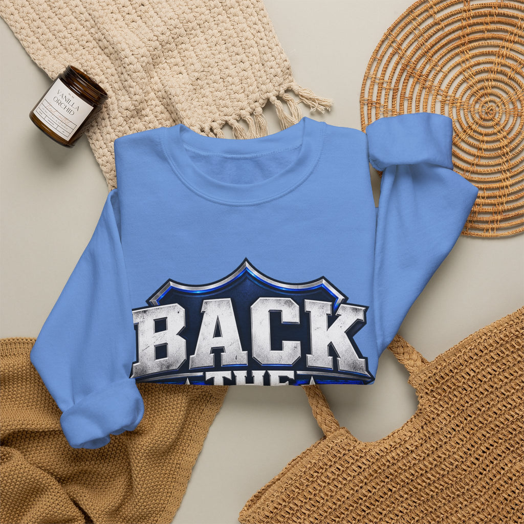 Back the Blue Shield - Crewneck Sweatshirt