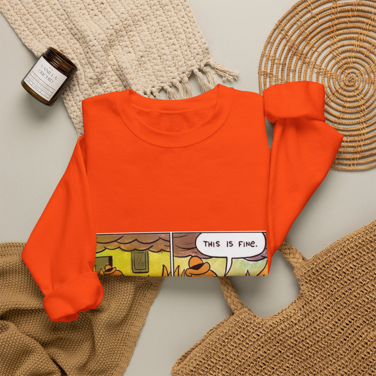 This Is Fine - Crewneck Sweatshirt