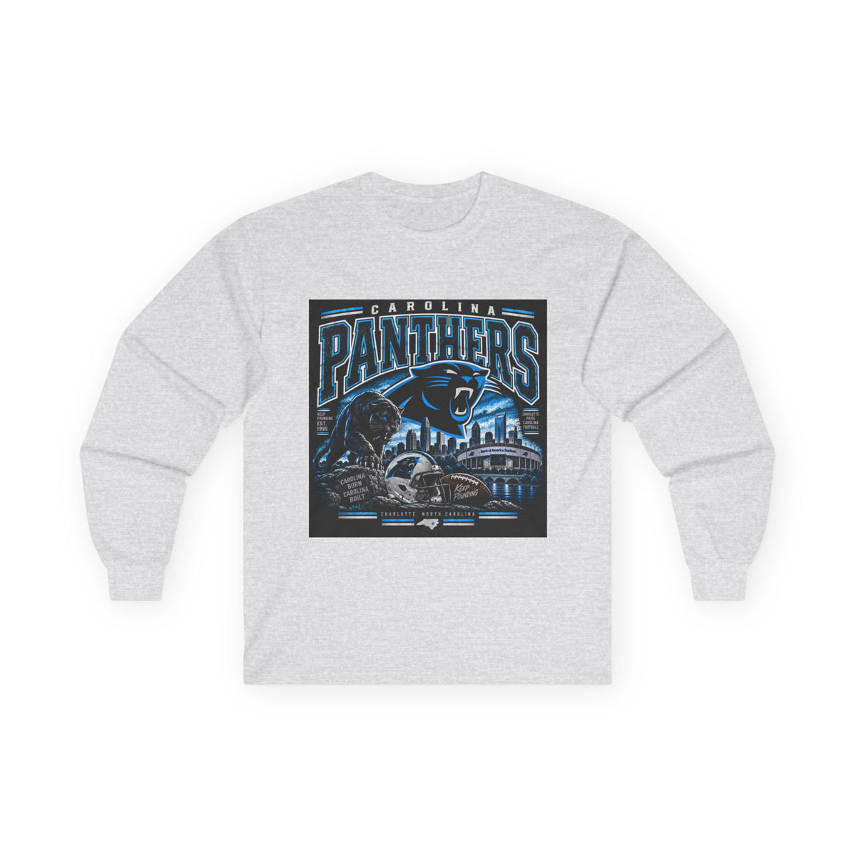 Carolina Panthers Keep Pounding - Unisex Ultra Cotton Long Sleeve Tee